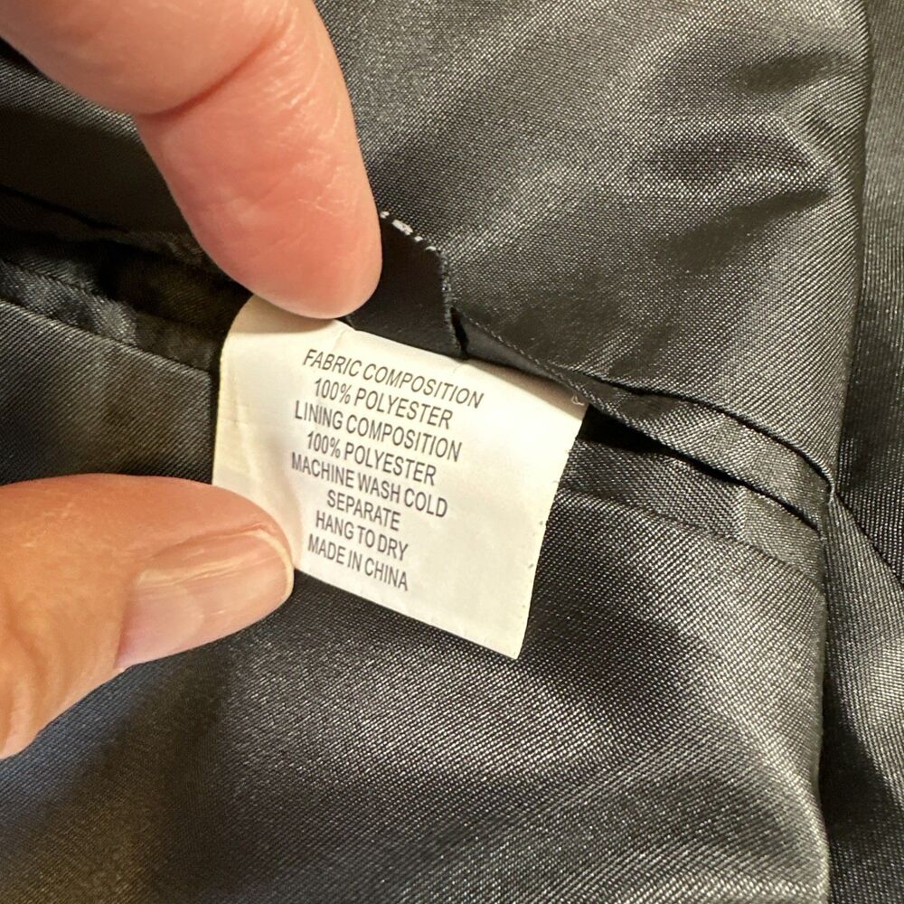 Black Tuxedo Satin Lapel Jacket 42R Pants 34L - Picture 5 of 14